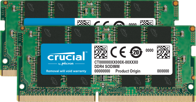 Crucial 8GB Kit (2 x 4GB) DDR4-2666 SODIMM