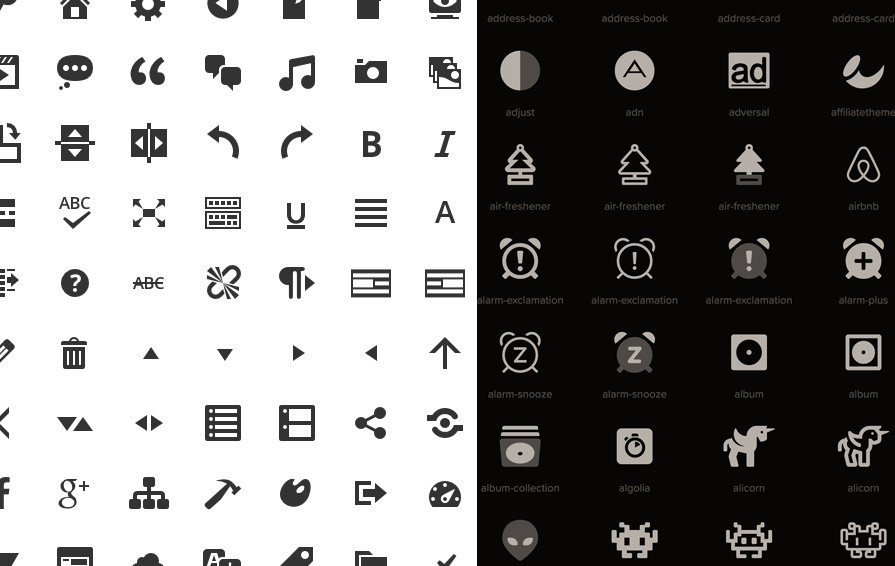 Dashicons Fonticons