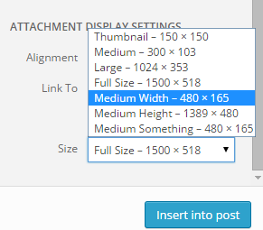 Adding image sizes WordPress