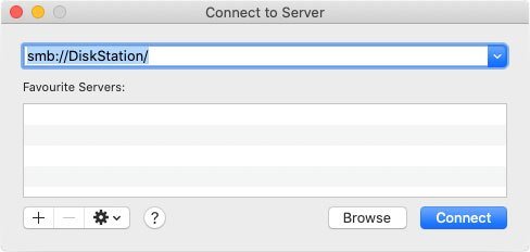 macOS Connect to Server