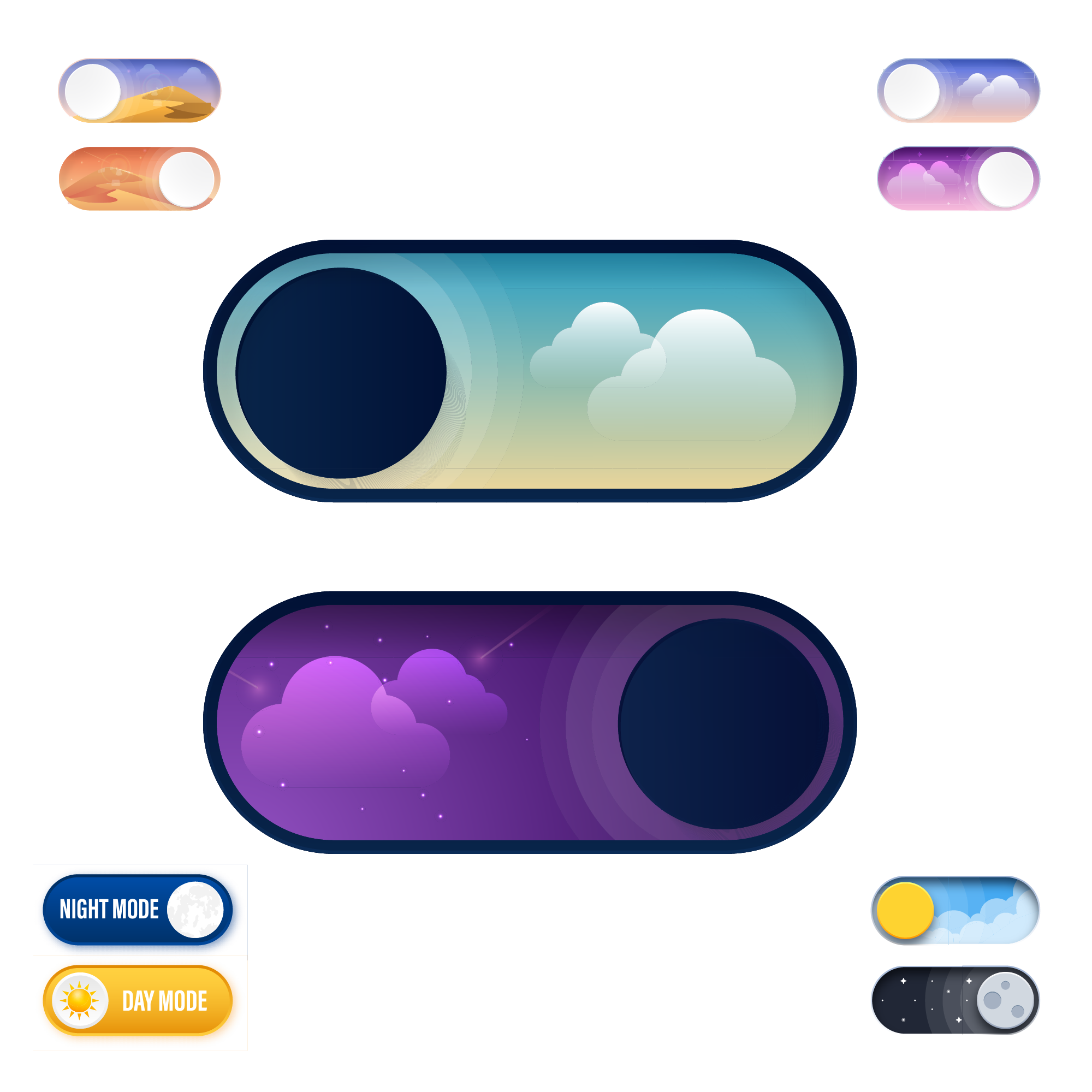 Neumorphism Webdesign