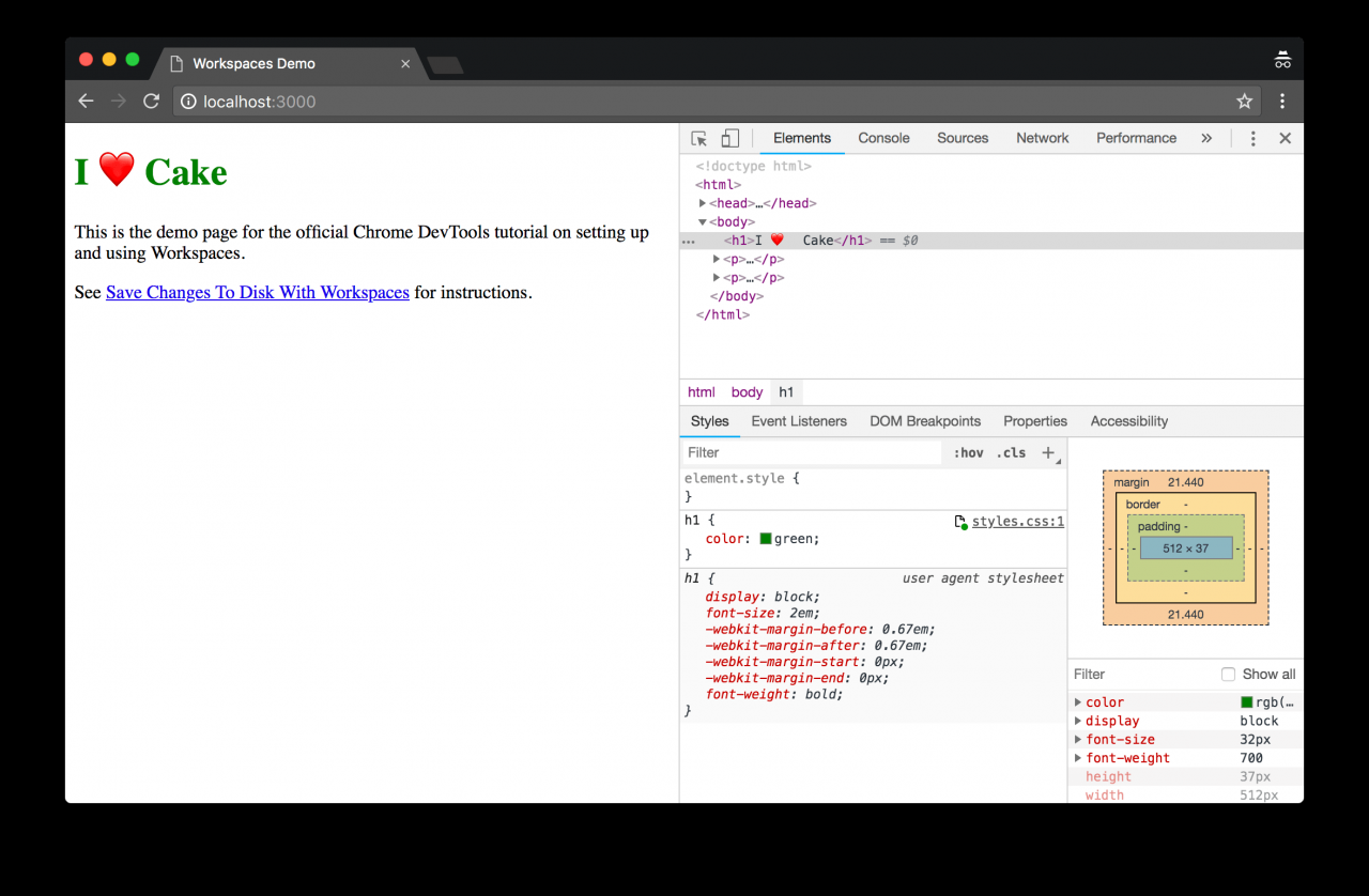 Attempting to change HTML from the DOM Tree of the Elements panel