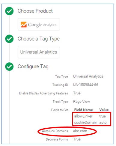 Universal Analytics tag configuration2