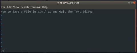 Vim Quit NoSave 